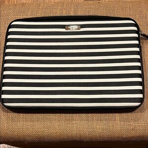 Kate Spade Black and White Striped Case